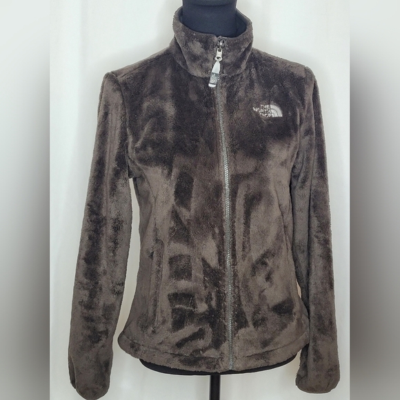 The North Face Women's Chocolate Brown High-Piled Fleece Zip Jacket - Size S - Picture 4 of 15